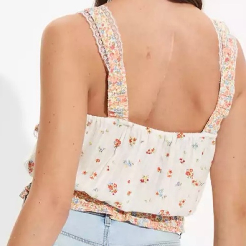 American Eagle V Neck Cinch Cami, large - Picture 11 of 11